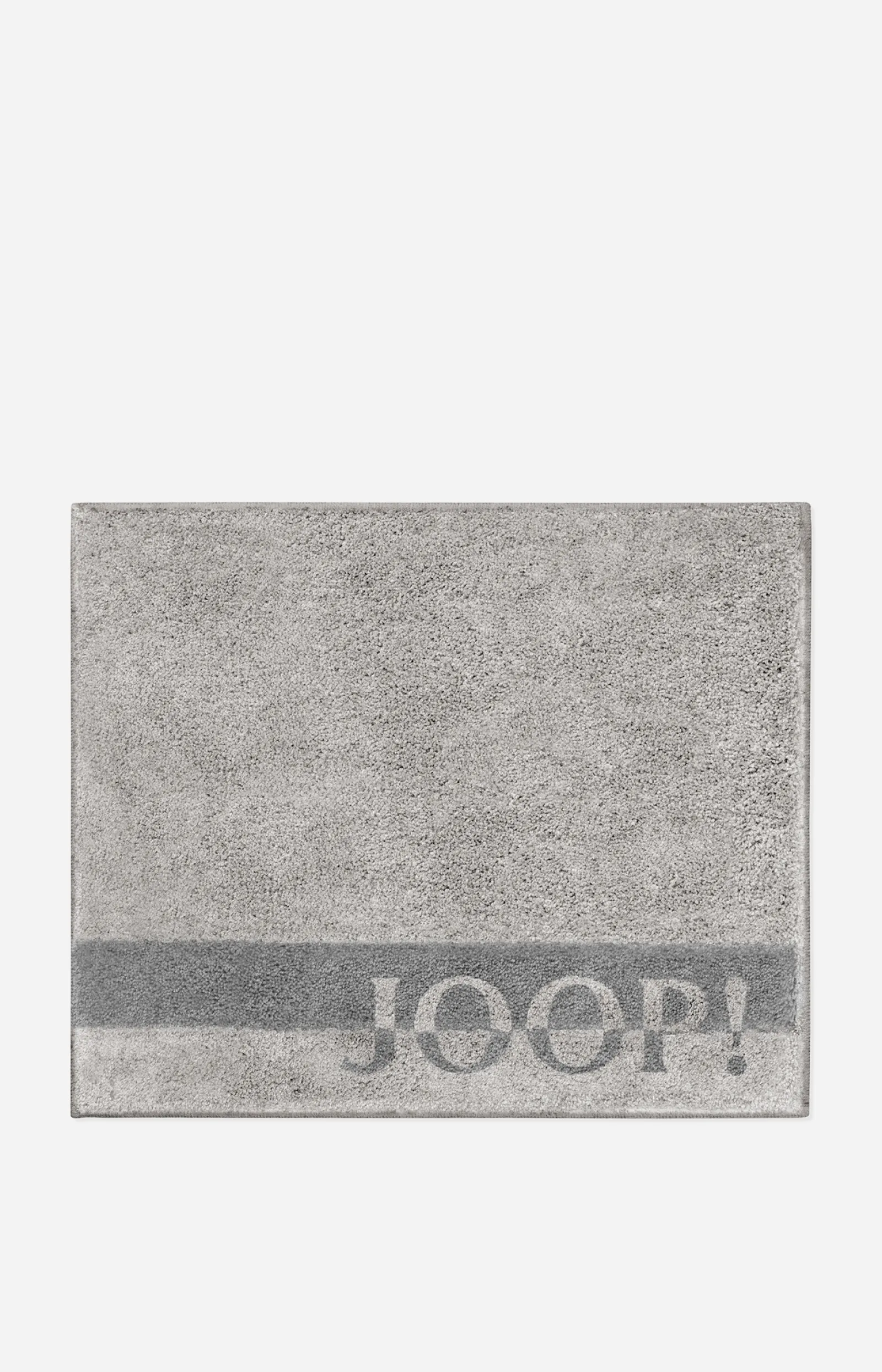 JOOP! Badteppiche*Badteppich LOGO STRIPES in Platin, 50 x 60 cm