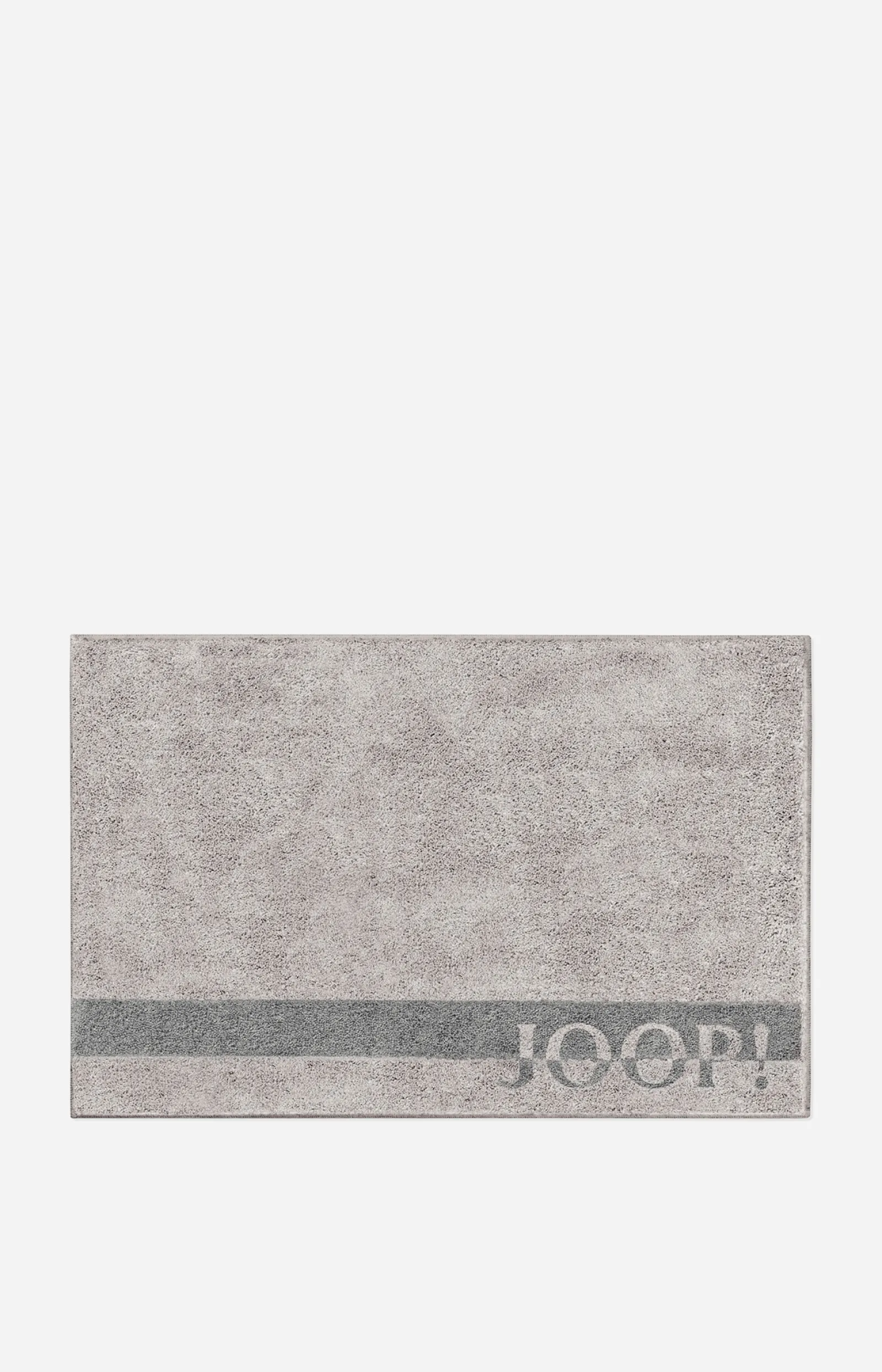 JOOP! Badteppiche*Badteppich LOGO STRIPES in Platin, 60 x 90 cm