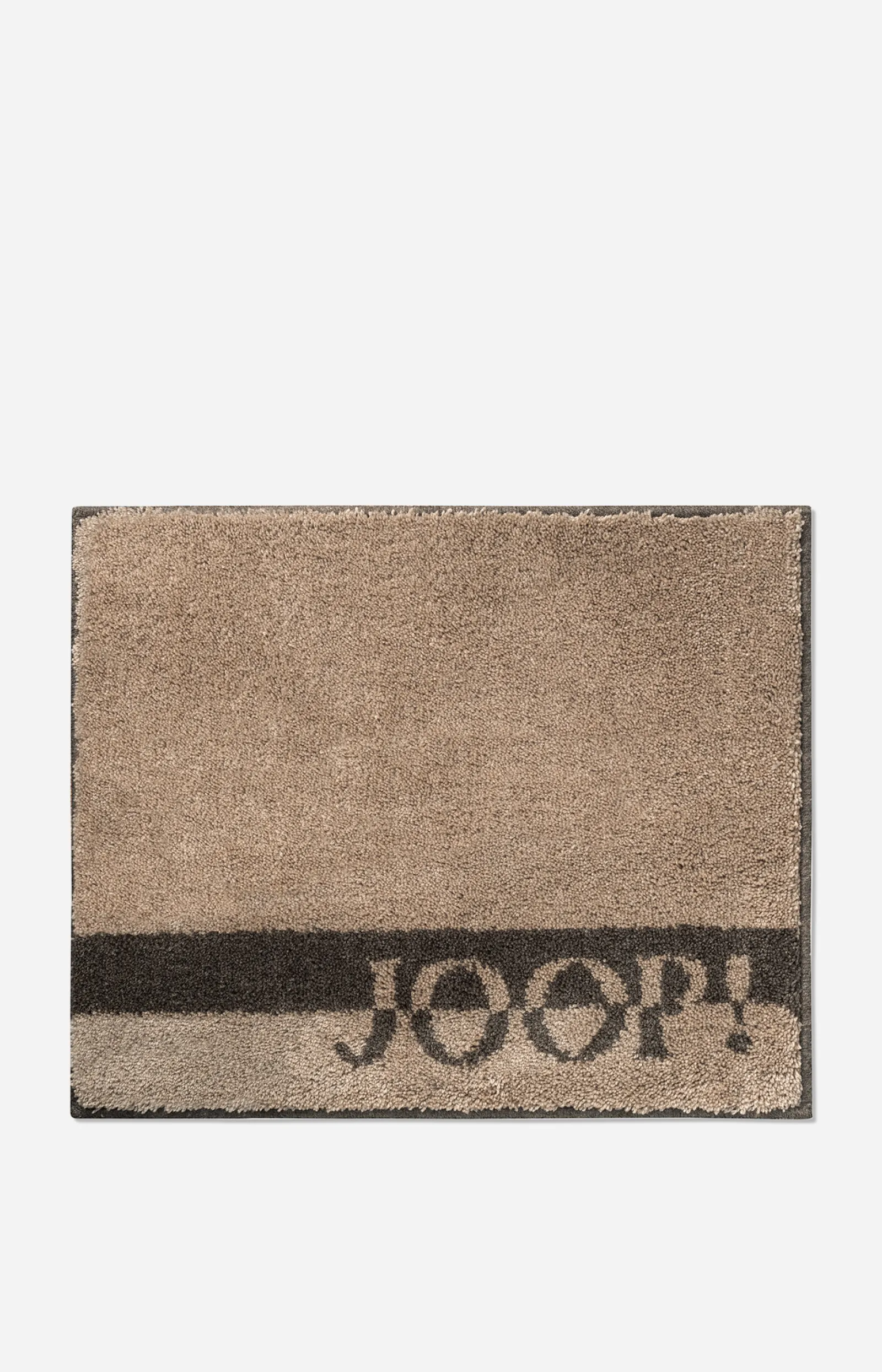 JOOP! Badteppiche*Badteppich LOGO STRIPES in Sand, 50 x 60 cm