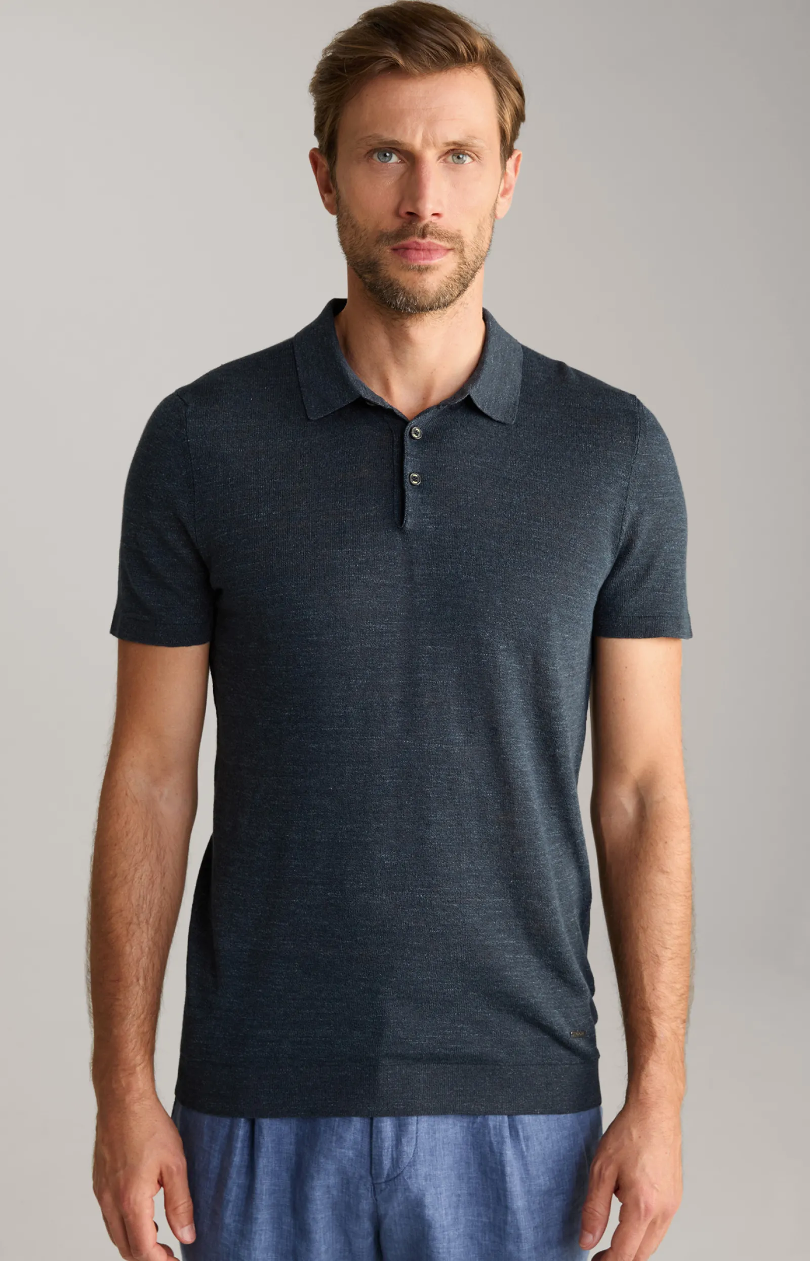 JOOP! Poloshirts | Bekleidung*Leinenmix-Poloshirt Malioso in Navy