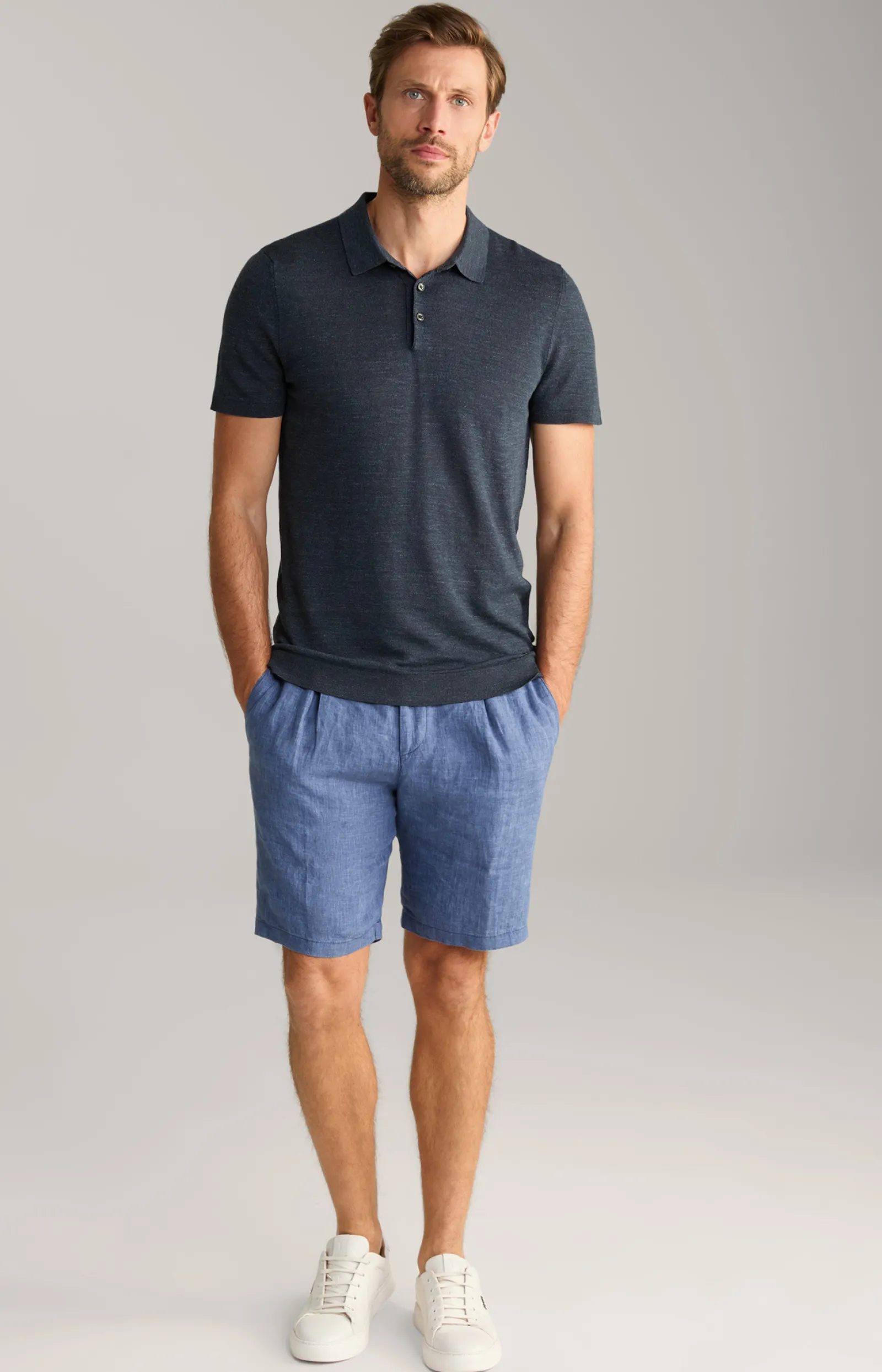 JOOP! Poloshirts | Bekleidung*Leinenmix-Poloshirt Malioso in Navy