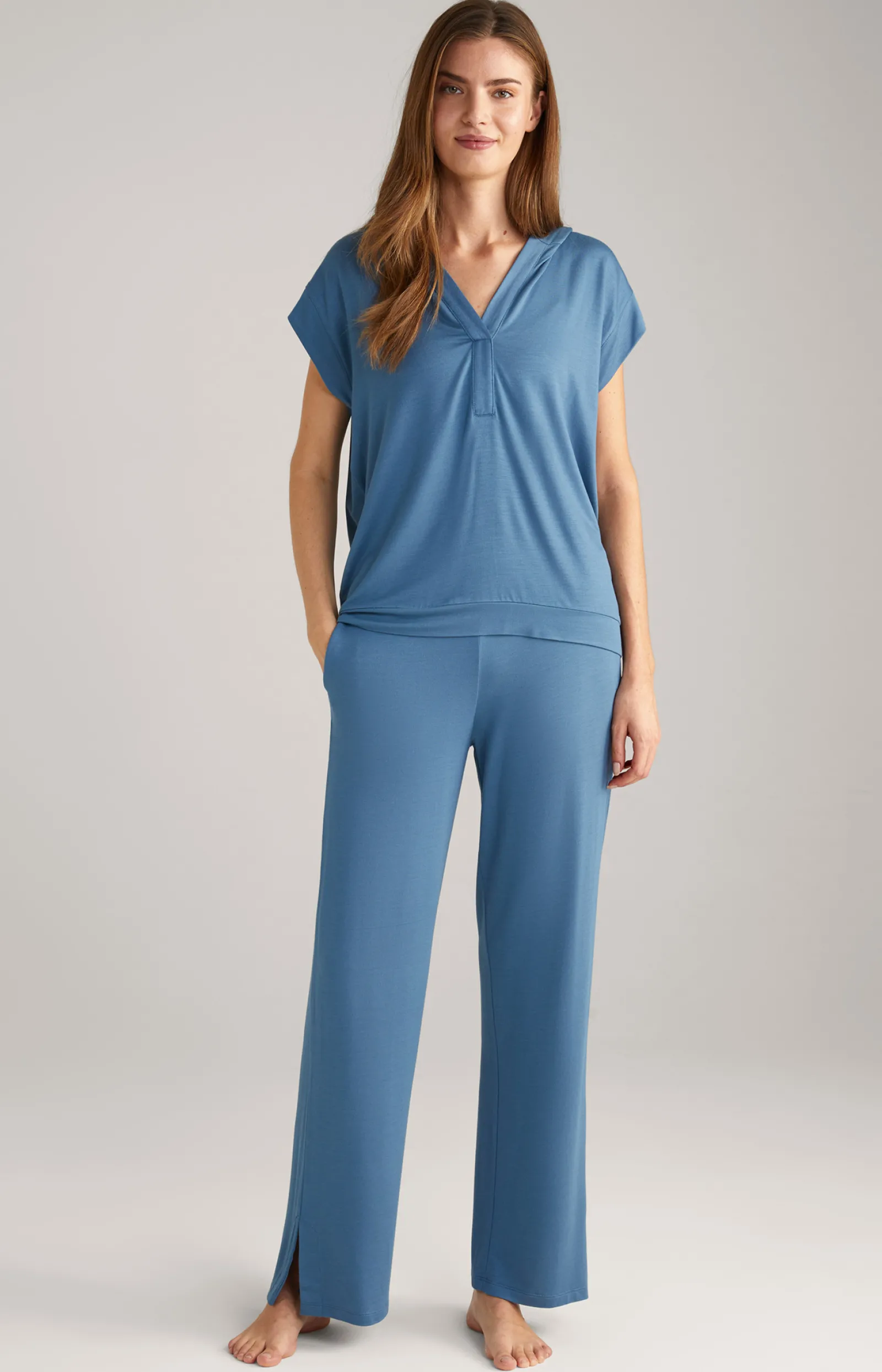 JOOP! Loungewear & Nachtwäsche | Bekleidung*Loungewear Hose in Ocean Blue