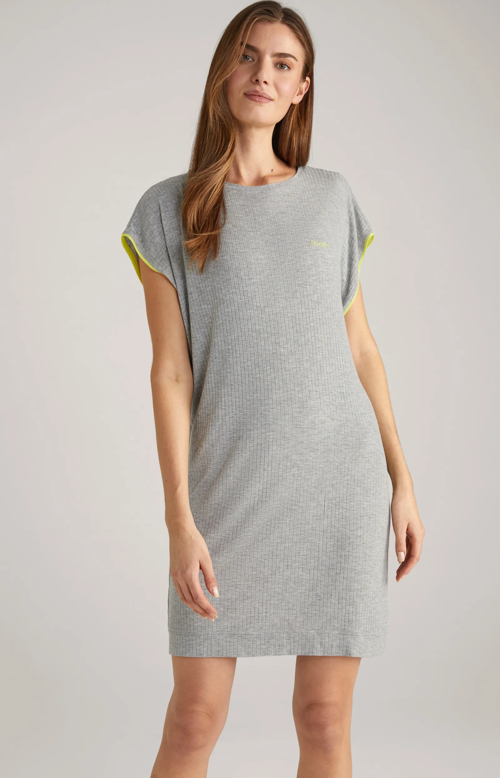 JOOP! Loungewear & Nachtwäsche | Bekleidung*Loungewear Longshirt in Grey Melange