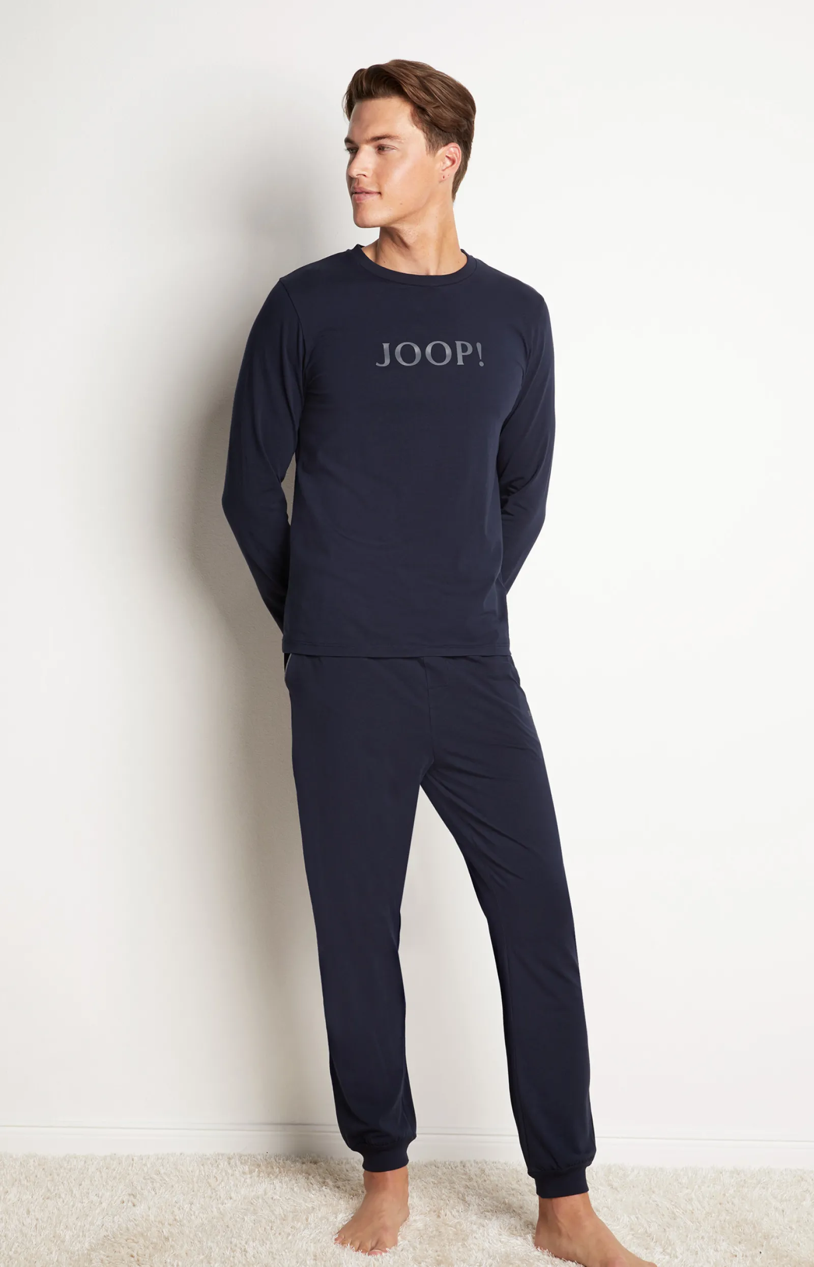 JOOP! Unterwäsche&Loungewear | T-Shirts&Sweats*Loungewear Longsleeve in Dunkelblau